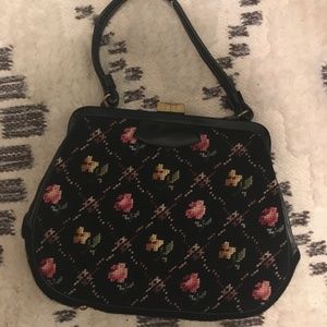Vintage tapestry handbag